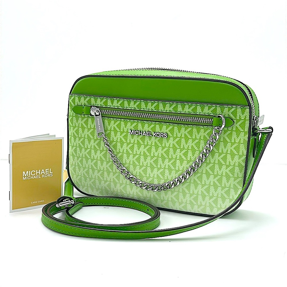 Michael Kors Jet Set Large East West Ombré Signature Logo Crossbody Body
Jungle